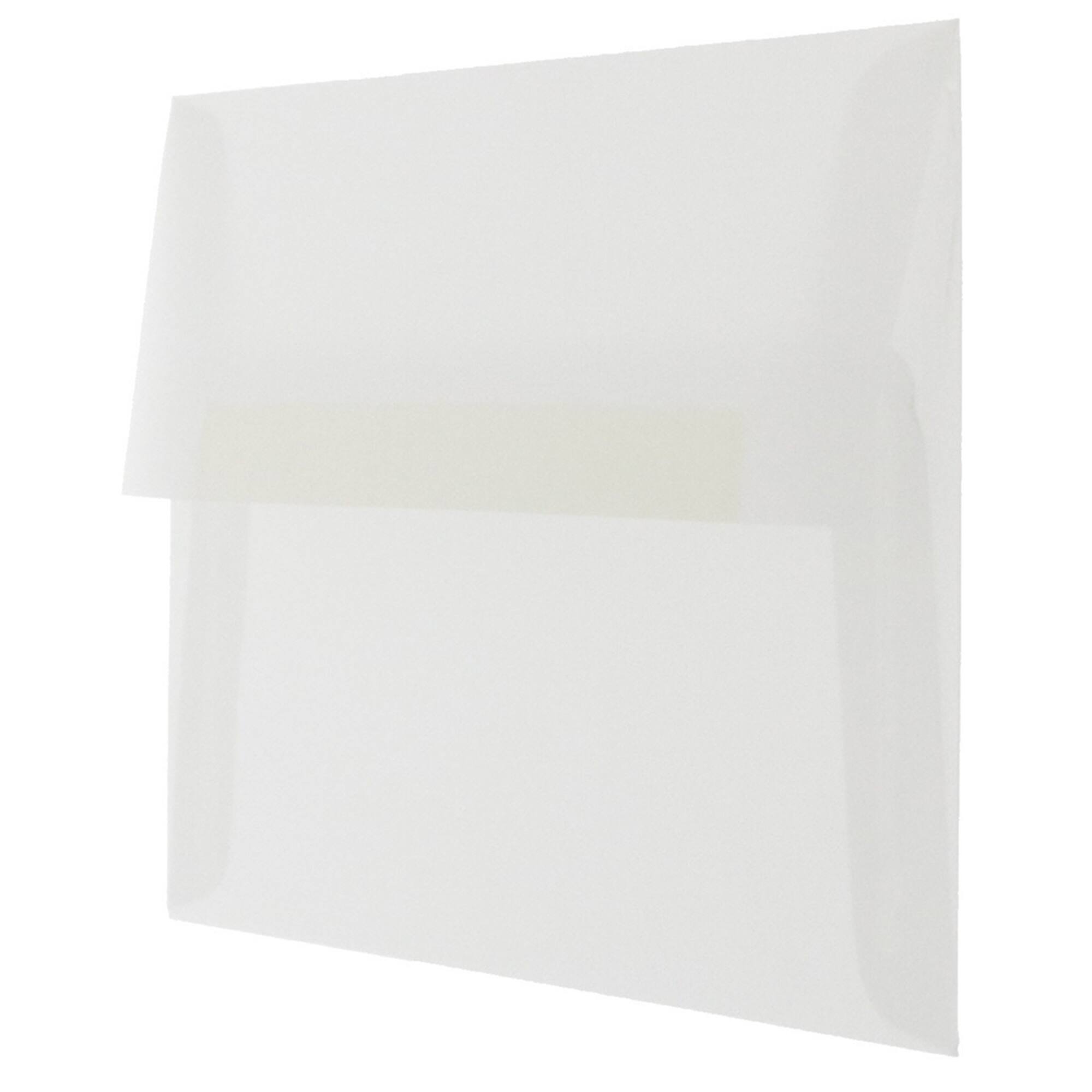 JAM Paper A8 Clear Translucent Vellum Invitation Envelopes, 25ct.